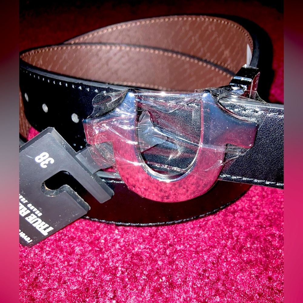 brand new size 38 true religion horseshoe belt
